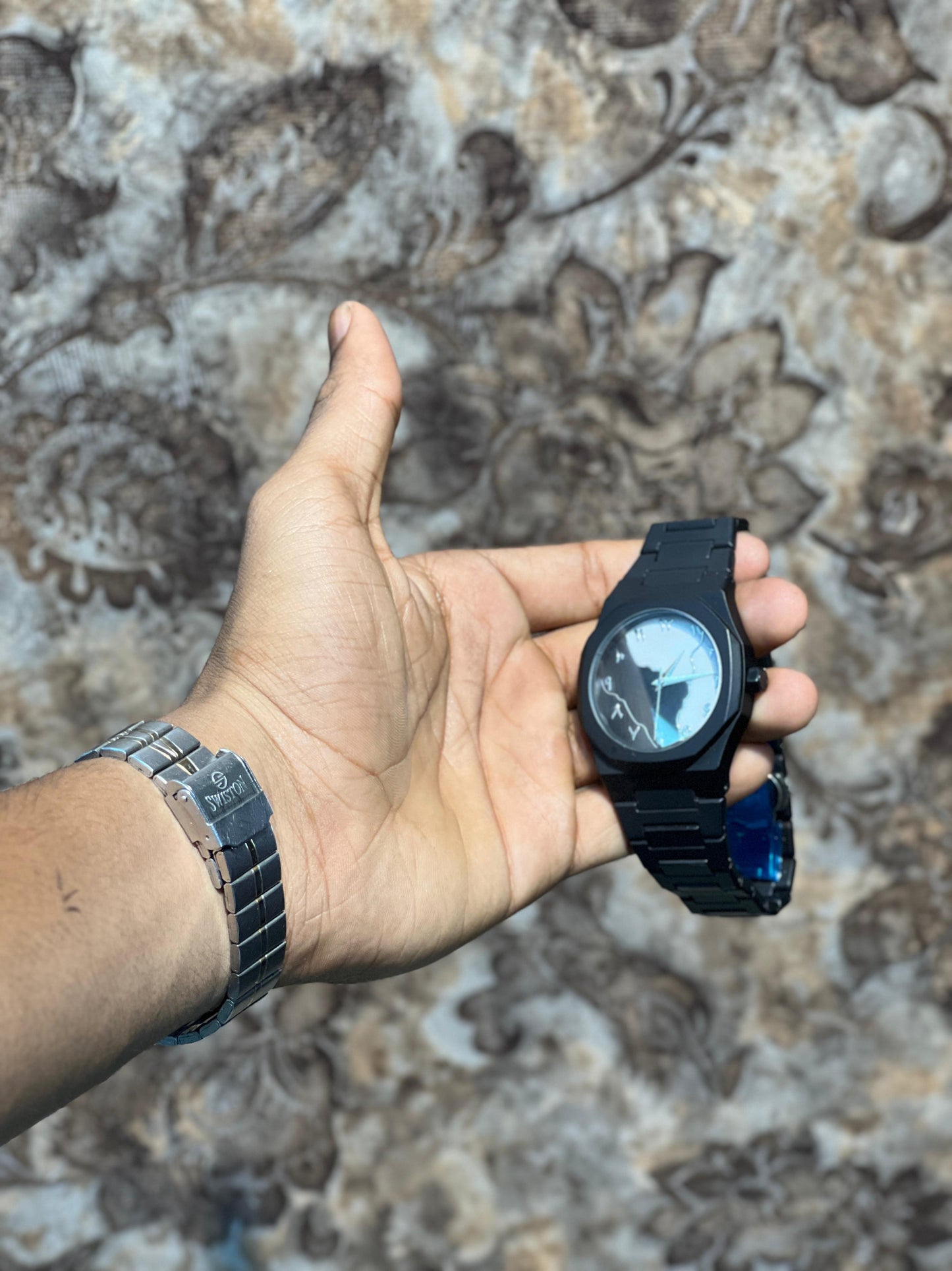 Arabic Aura Watch ^ Black & White Dial/Watch face^