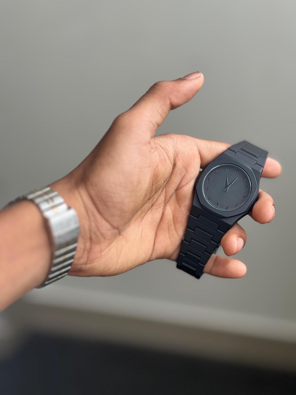 Arabic Aura Watch Black