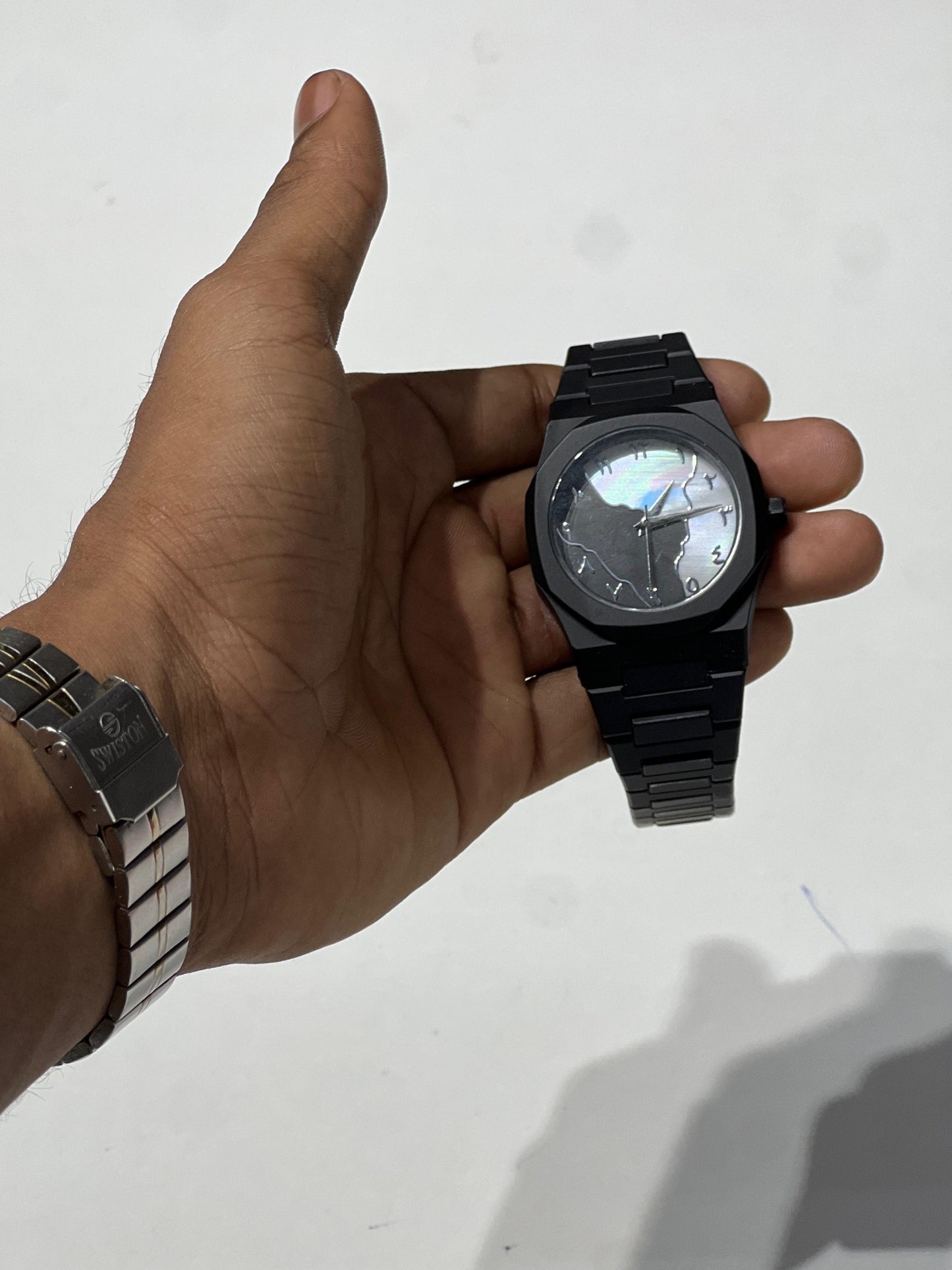 Arabic Aura Watch ^ Black & White Dial/Watch face^